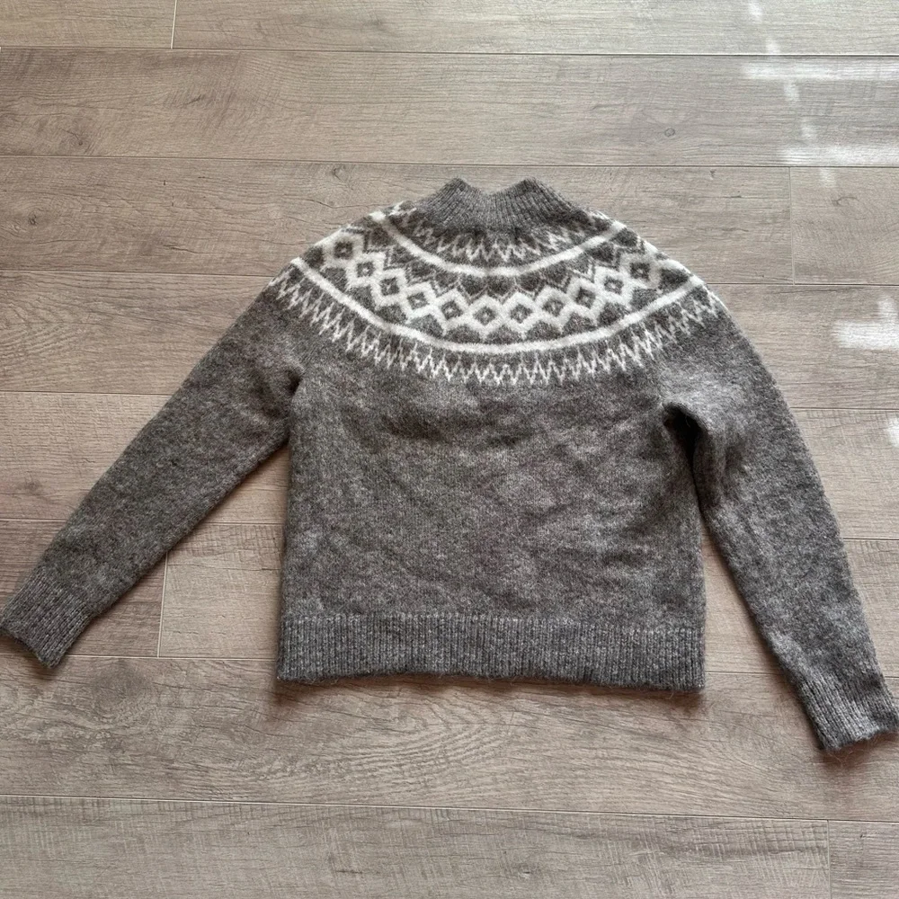 Banana Republic Fair Aisle Mock Neck Wool Blend Sweater - Picture 9 of 10